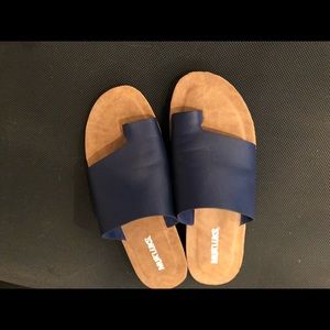 Mukluks blue sandals